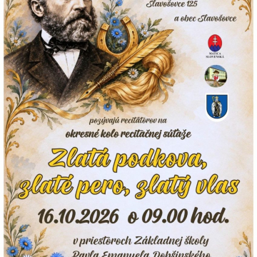 Pavol Emanuel Dobšinský a symboly súťaže zlatá podkova, zlaté pero, zlatý vlas